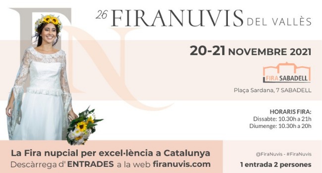 La 26a edició de Fira Nuvis arriba a Sabadell aquest cap de setmana 