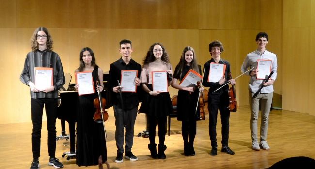 Celebració del concert de Santa Cecília 2021, a càrrec del Conservatori Professional de Música de Sabadell