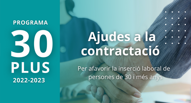 Sabadell reedita el programa de foment de l’ocupació de qualitat per a majors de 30 anys en atur programa 30+