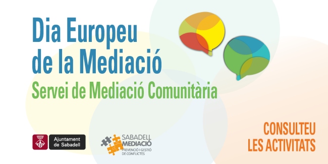 Sabadell celebra el Dia Europeu de la Mediació amb diversos actes al carrer per apropar la cultura del diàleg a la ciutadania