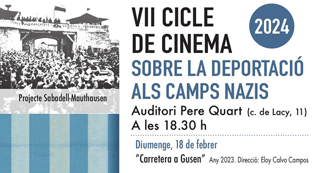 El documental “Carretera a Gusen”, d’Eloy Calvo, es projecta aquest diumenge dins el VII Cicle de Cinema sobre la Deportació als Camps Nazis