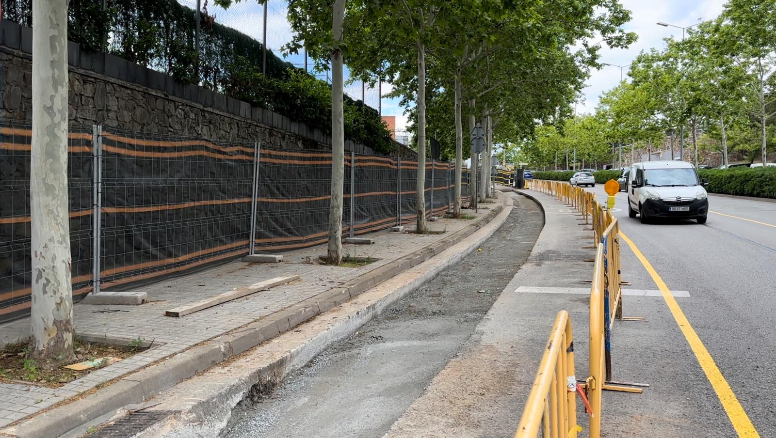 Les obres per ampliar la xarxa d’aigües freàtiques comportaran afectacions al trànsit a l’avinguda de Rafael Casanova durant el cap de setmana