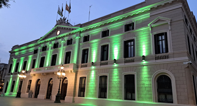 L’edifici consistorial s’il·luminarà de verd amb motiu del Dia Mundial de l’ELA