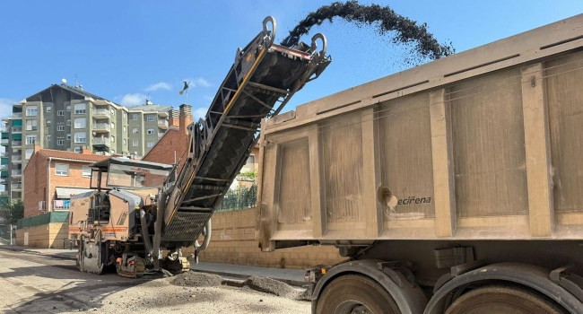 Continua la renovació de ferms i voreres en el marc del pla de millora Els diners als carrers