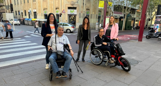 Treball conjunt de l’Ajuntament de Sabadell amb AVAN per impulsar l'accessibilitat a les obres públiques