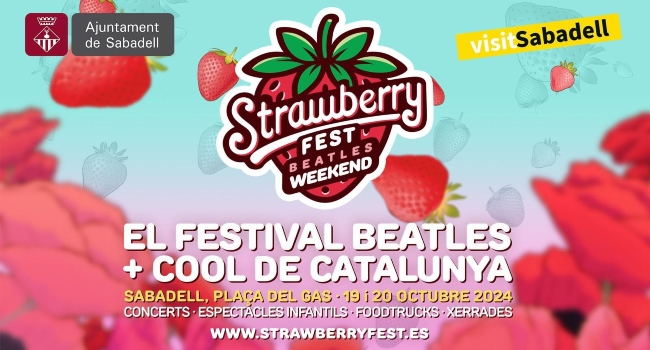 La “beatlemania” arriba a Sabadell amb Strawberryfest, amb concerts i activitats relacionades amb la banda britànica