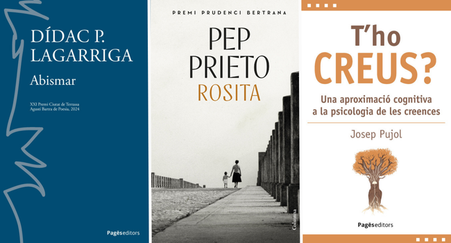 Sabadell acull tres presentacions literàries amb mirada poètica, narrativa i psicològica