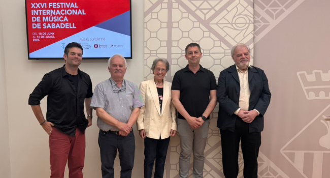 El Festival Internacional de Música de Sabadell reivindica la seva trajectòria amb una 26a edició oberta a nous llenguatges musicals