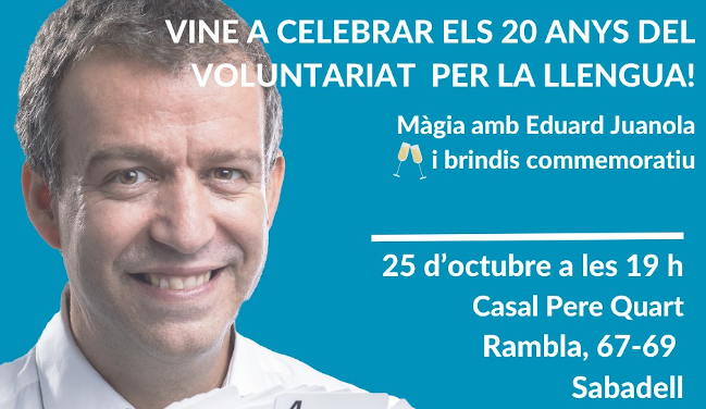 El Voluntariat per la llengua arriba al seu 20è aniversari amb 8.900 parelles formades al Centre de Normalització Lingüística de Sabadell