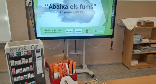 Sabadell impulsa activitats de sensibilització per prevenir el consum de tabac entre joves amb motiu del Dia Mundial Sense Tabac
