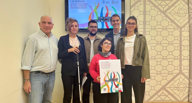 La commemoració del Dia Internacional de les Persones amb Discapacitat programa una quarantena d’activitats i posa el focus en la inserció laboral