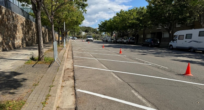 El Pla d’Aparcaments de Sabadell avança amb la creació de 41 noves places a la Serra d’en Camaró