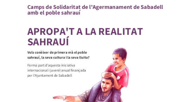 Oberta la convocatòria per participar als camps de solidaritat de l’Agermanament de Sabadell amb el poble sahrauí