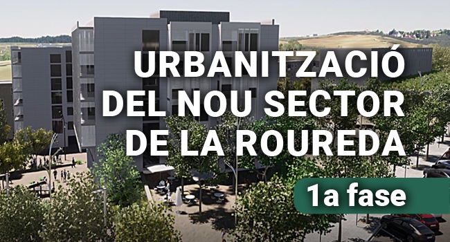Els veïns de La Roureda comptaran amb una nova zona d’aparcament per compensar les places d’estacionament que no podran utilitzar mentre duren les obres que s’inicien al barri