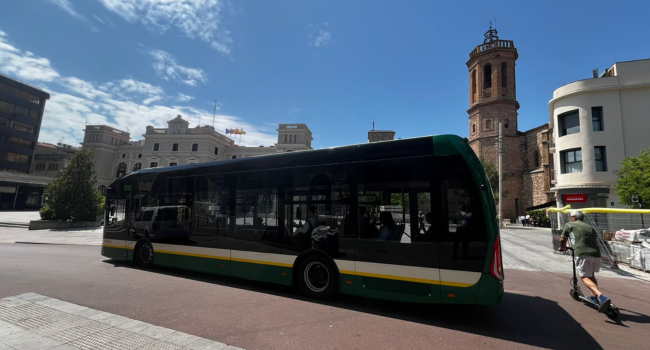 Nou impuls al transport públic sostenible amb la incorporació d’un autobús elèctric i la previsió de 20 vehicles més de baixes emissions
