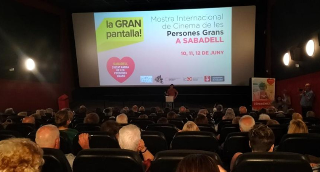 Més de 750 persones han assistit a la Primera Mostra de Cinema de les Persones Grans