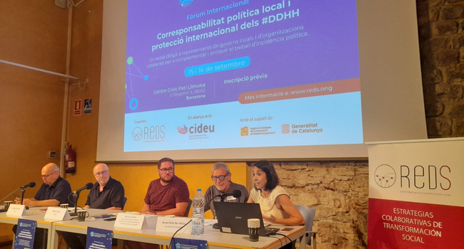Sabadell participa al fòrum internacional “Corresponsabilitat política local i protecció internacional dels #DDHH”