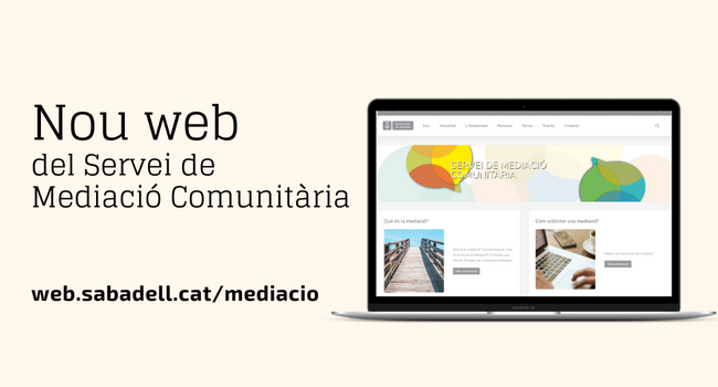 El Servei de Mediació Comunitària estrena nou web amb l’objectiu de facilitar l’accés de la ciutadania a la mediació