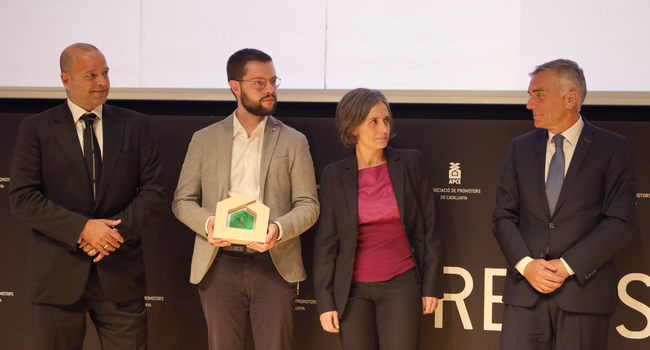 La promoció de pisos de lloguer que VIMUSA està construint a la ctra. de Barcelona rep el premi a la Sostenibilitat, atorgat per l’Associació de Promotors i Constructors de Catalunya