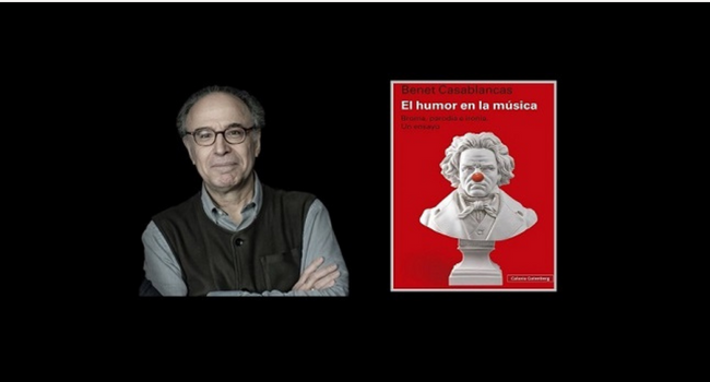 Benet Casablancas presenta el seu llibre “El humor en la música” al Teatre Principal