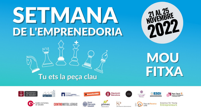 La Setmana de l’Emprenedoria es celebra entre el 21 i 25 de novembre per enfortir l’ecosistema emprenedor local