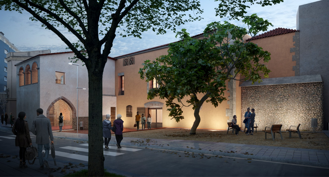 L’adequació de la saboneria i del pati de la Casa Duran milloraran la integració de l’edifici a l’espai públic