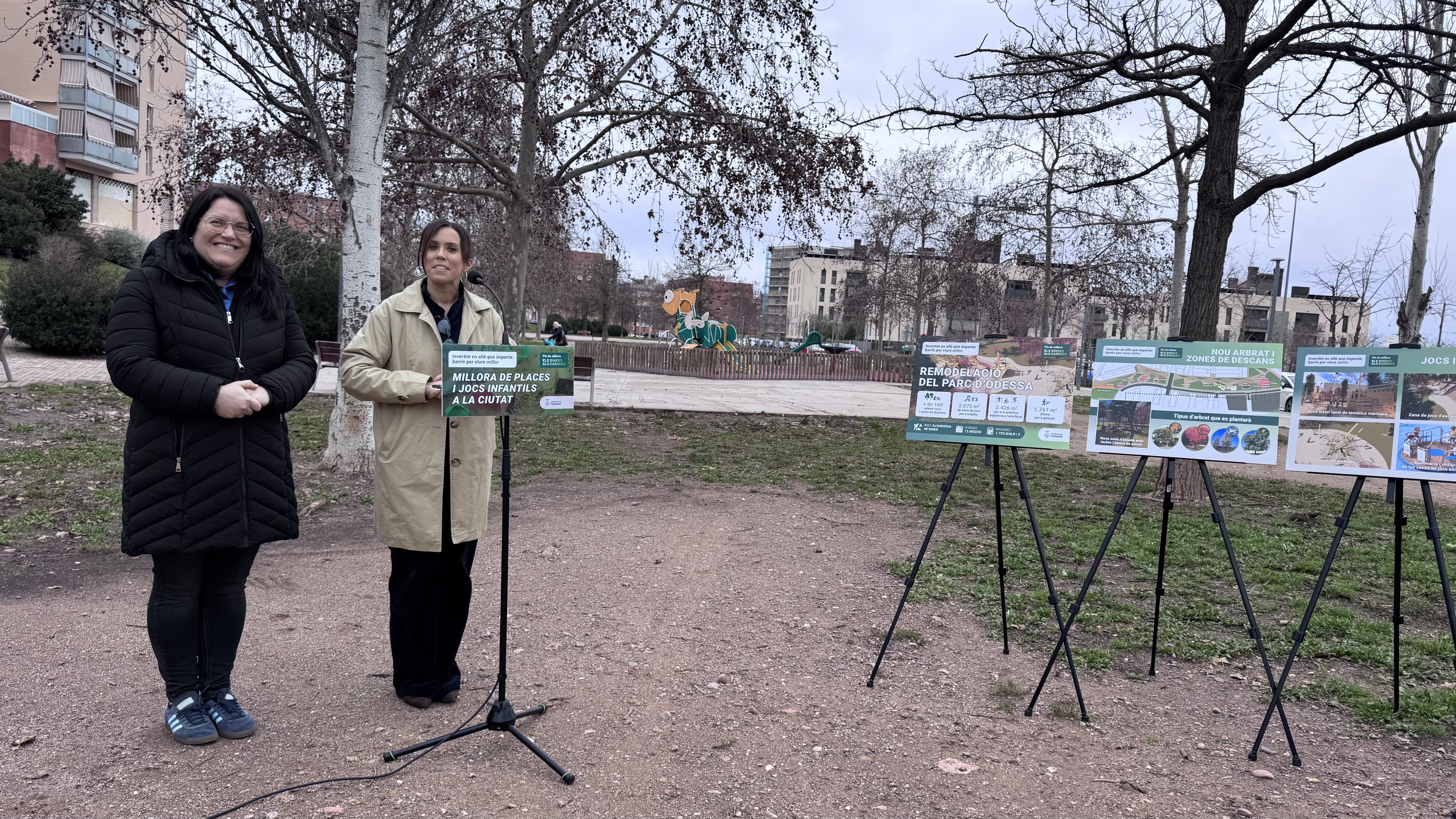Sabadell potencia el Parc d’Odessa com un espai verd de referència a la ciutat