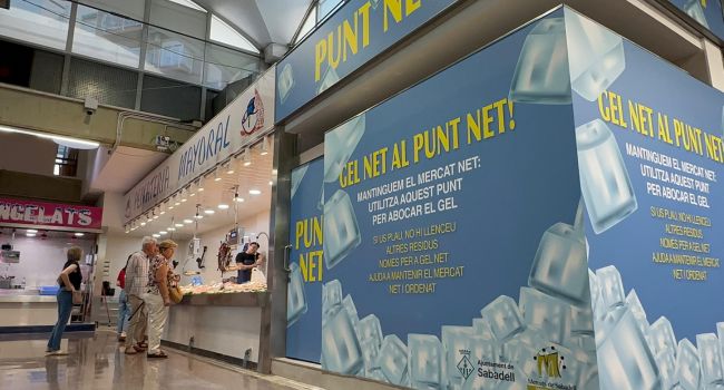El mercat municipal de la Creu Alta estrena un espai destinat a incrementar la higiene de les parades de peix