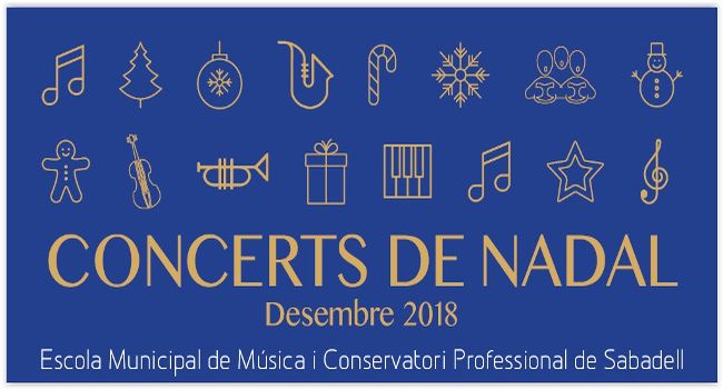 Els concerts de Nadal de l’Escola Municipal de Música i Conservatori inclouran 12 recitals de l’alumnat del centre