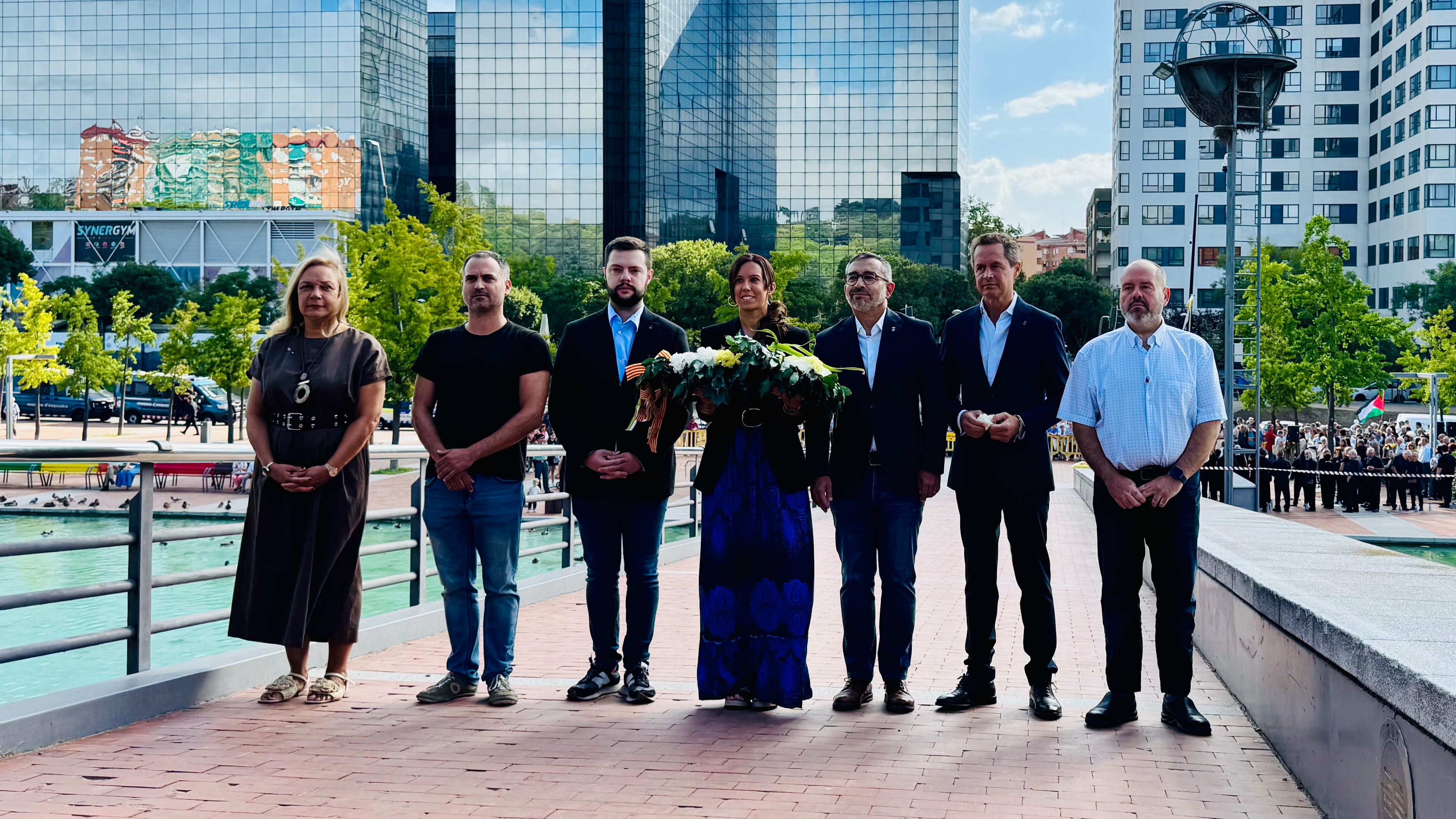 Ofrena floral amb motiu de la Diada Nacional de Catalunya