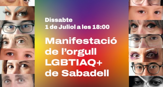 La IV Manifestació de l’Orgull LGTBI+ recorrerà els carrers de la ciutat el dia 1 de juliol
