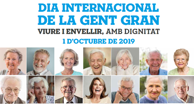 La celebració del Dia Internacional de la Gent Gran reivindica viure i envellir amb dignitat