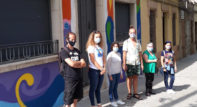 Sabadell estrena un grafit en commemoració i reivindicació dels drets LGTBI