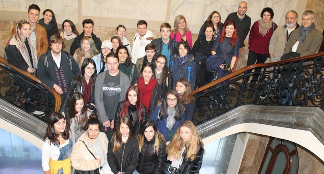 Alumnat de l’Institut Ferran Casablancas participa en un intercanvi lingüístic i cultural amb una escola de Bucarest