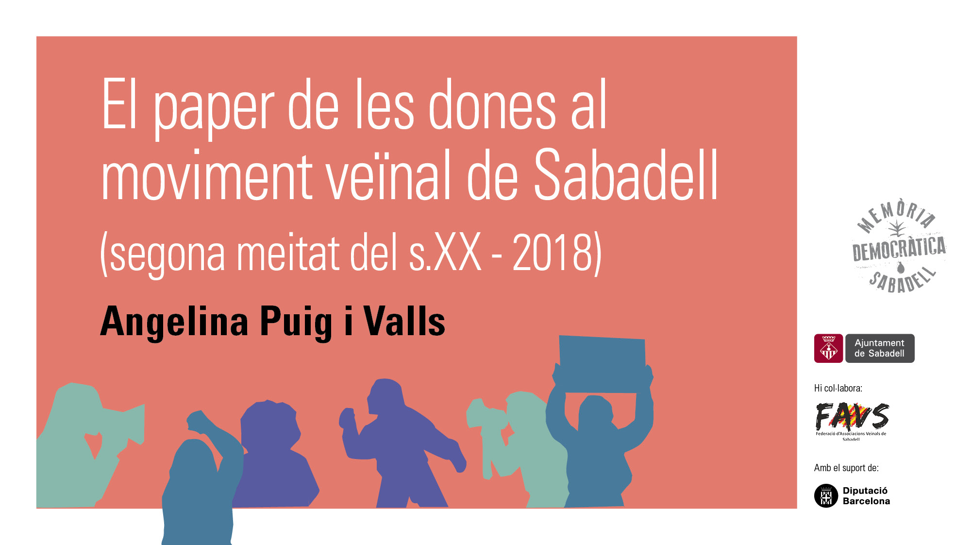 Es presenta un estudi que analitza el paper de les dones al moviment veïnal de Sabadell