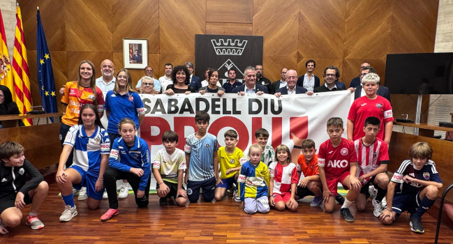 Sabadell diu prou a la violència al futbol: clubs i institucions s’uneixen per fomentar el respecte i els valors esportius 