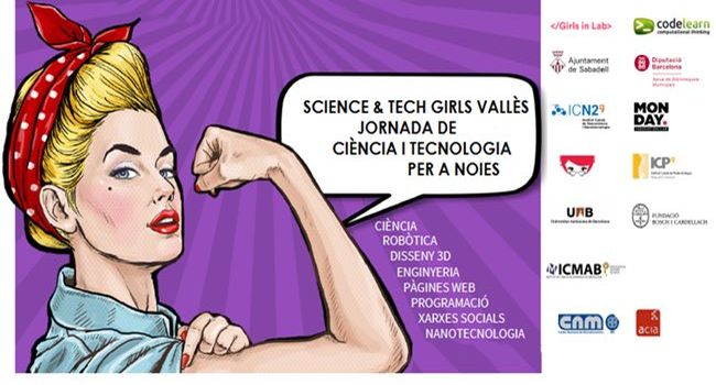 Primera jornada sobre ciència i tecnologia adreçada exclusivament a noies de 8 a 18 anys